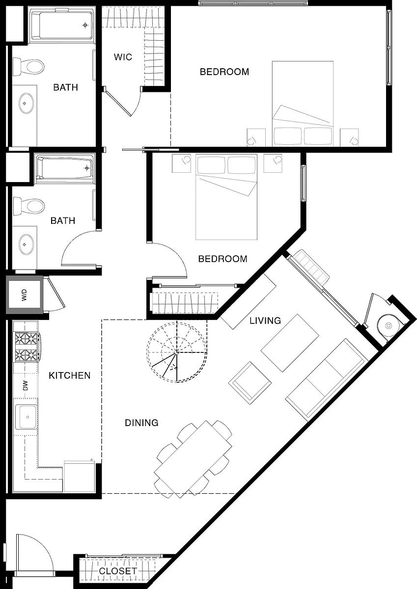 Floor plan 2B-2