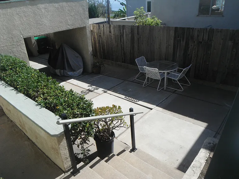 Common area patio