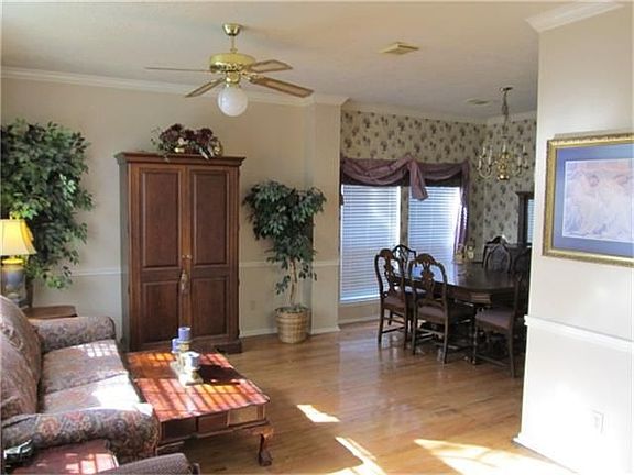  Formal Living room with new wood flooring