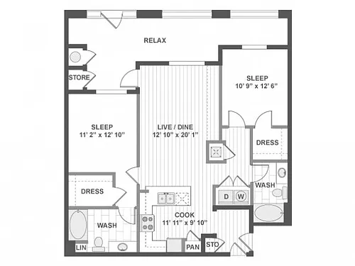 Floor plan San Nicolas