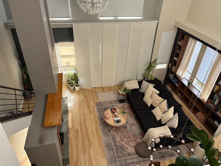 Living area from loft