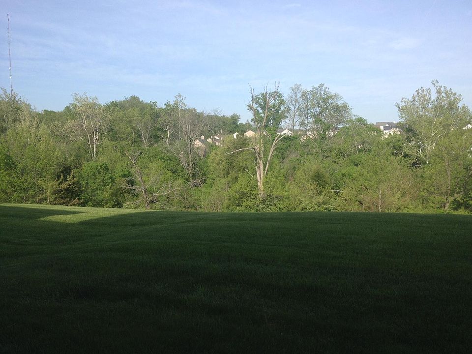 Private back patio view