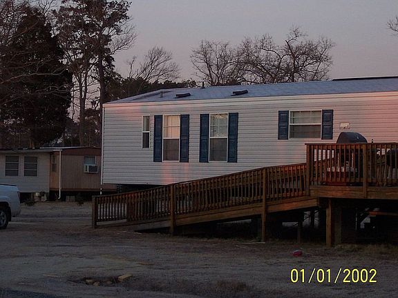 front of mobilehome
