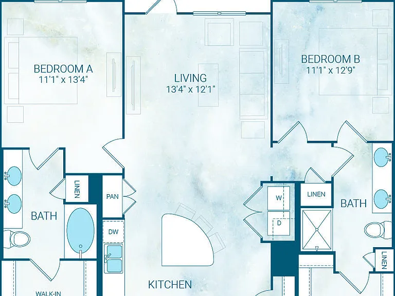 B4 floor plan THE REFLECTION AT MONTGOMERY RIDGE
