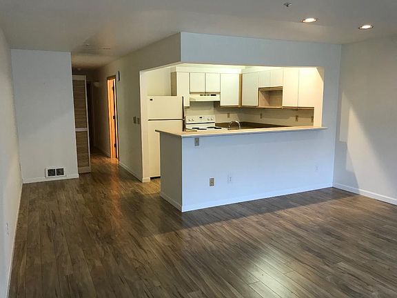 Kitchen and hallway.