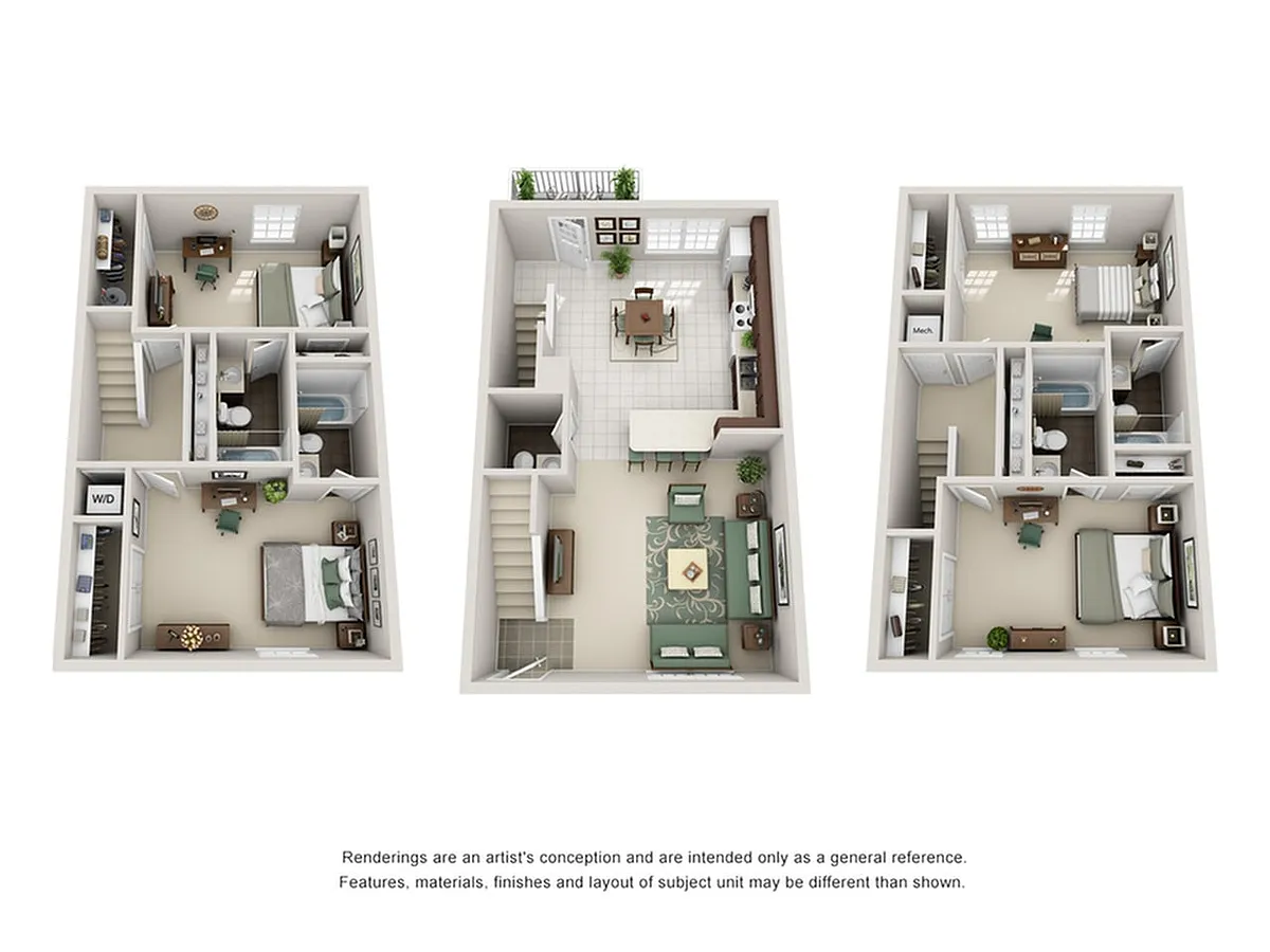 Floor plan 4BR/4.5BA