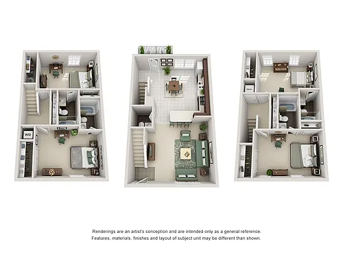 Floor plan 4BR/4.5BA