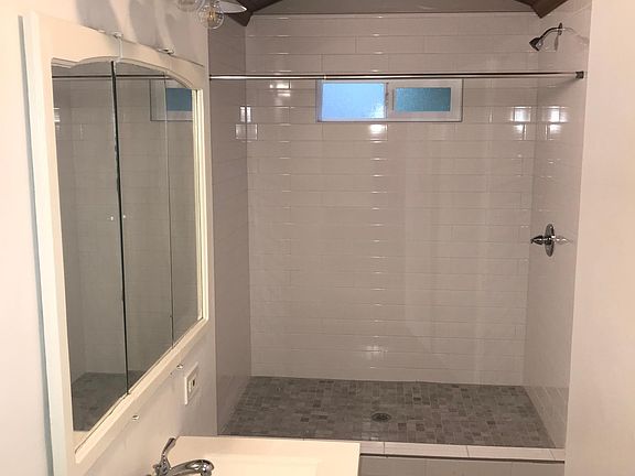 Oversized walk in shower