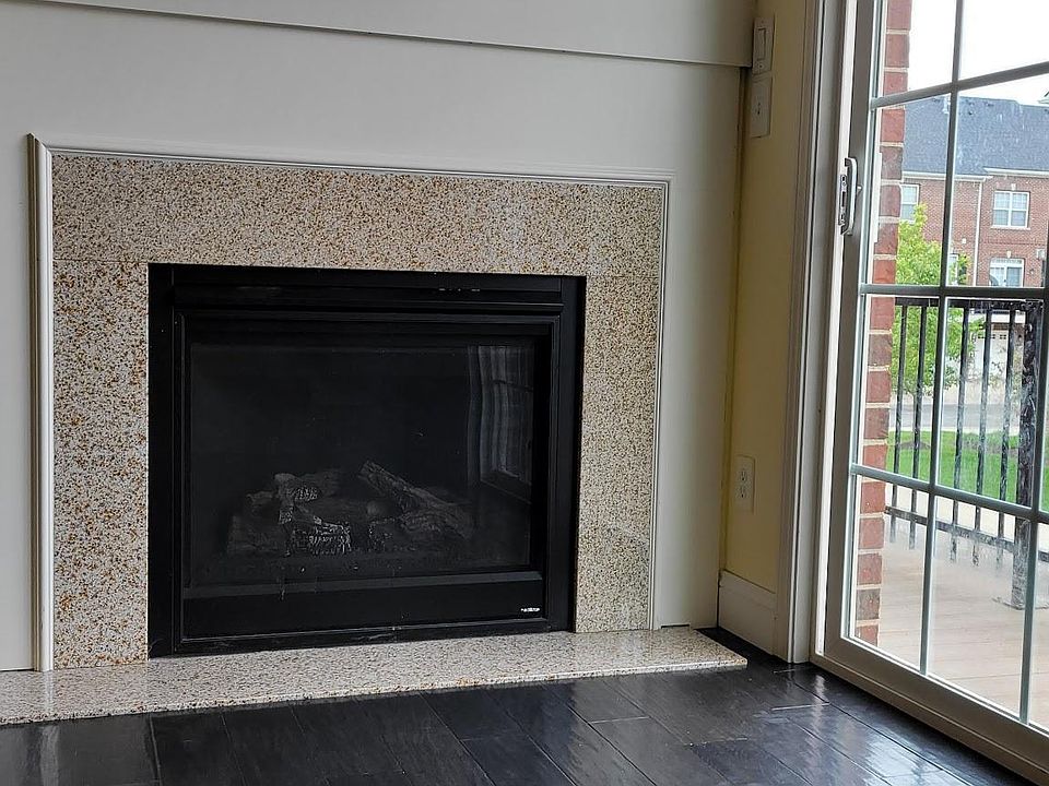 A beautiful fireplace creates a warm and cozy home during winter.