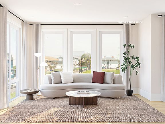 Great room with natural light