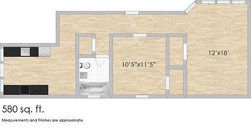 Floor plan 306 & 308 Washington N