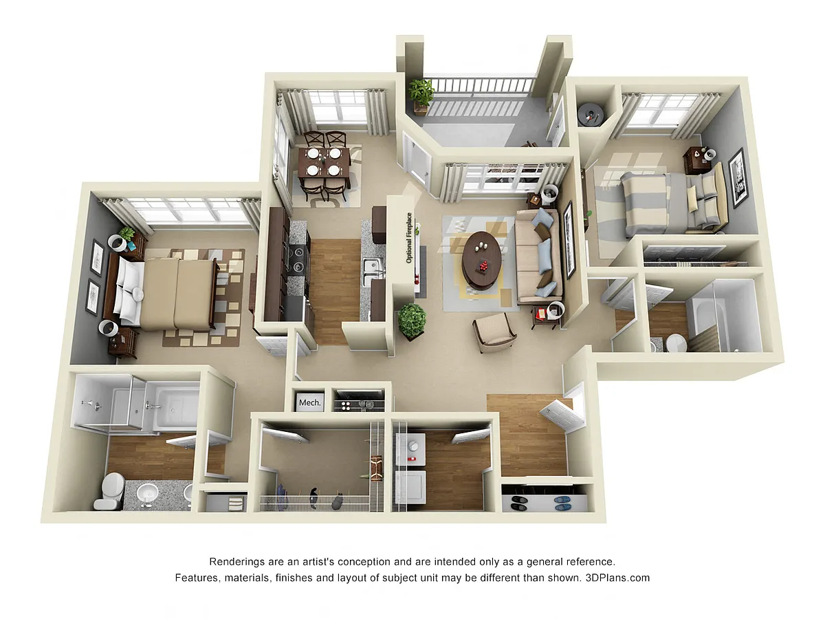 Floor plan Pinehurst