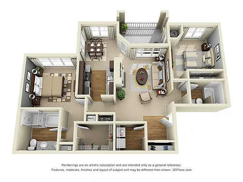 Floor plan Pinehurst