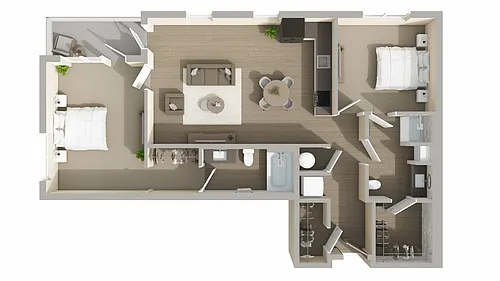 Floor plan B1
