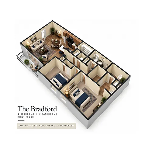 Floor plan The Bradford 1st Floor