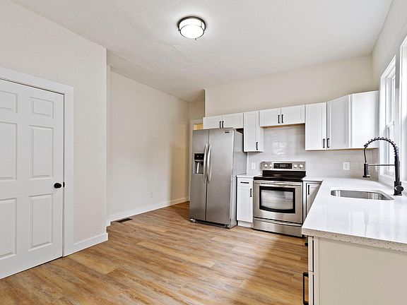 Pantry closet to the side of the kitchen