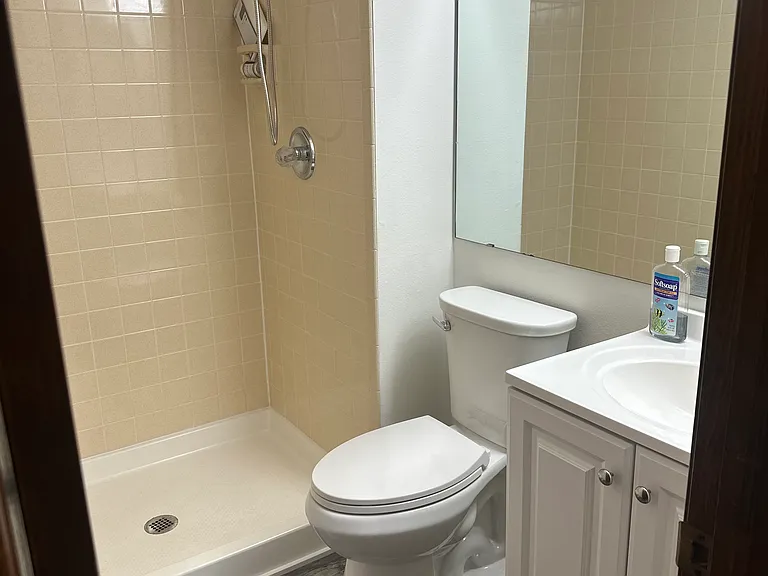 Basement bathroom