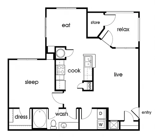 Floor plan 1A - 60