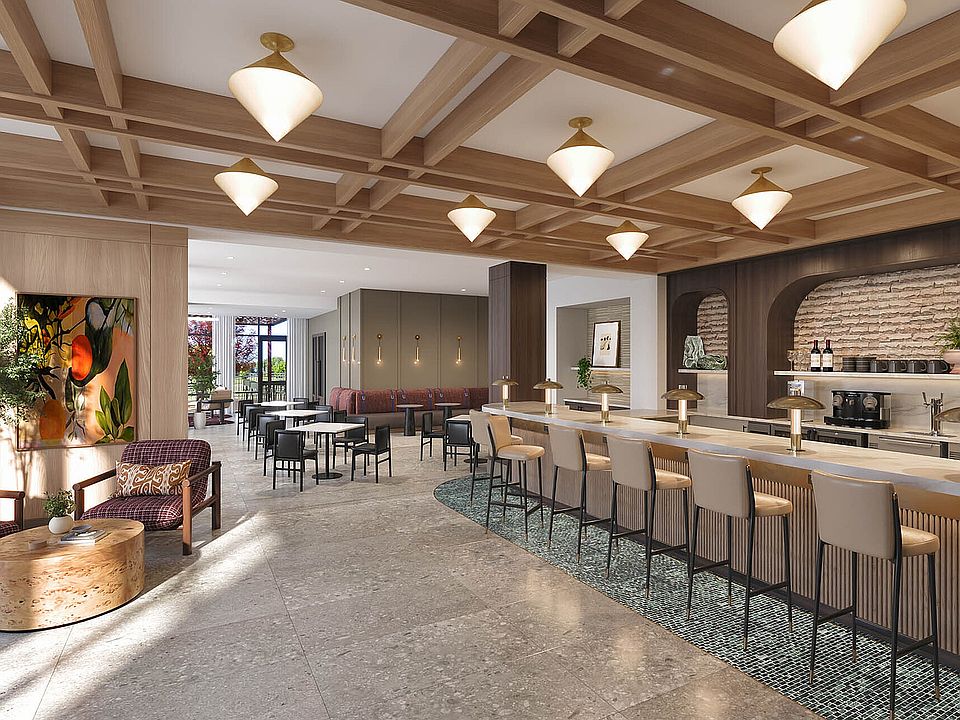 First floor cafe with plenty of seating