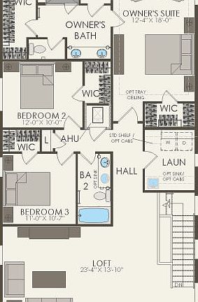 Second Floor 3 br 2.5 ba