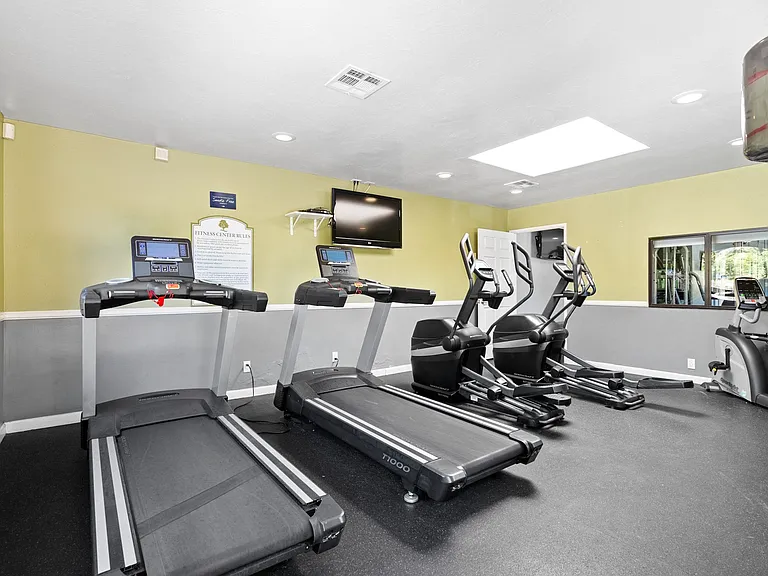 Cardio equipment at River Oaks in Oceanside, CA