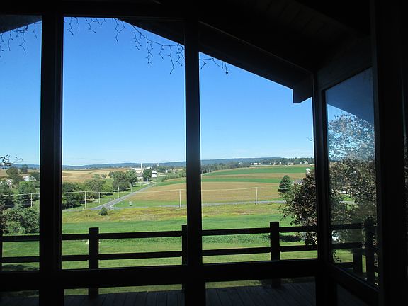 view from sunroom
