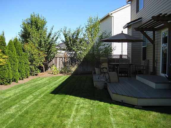 deck off back of house