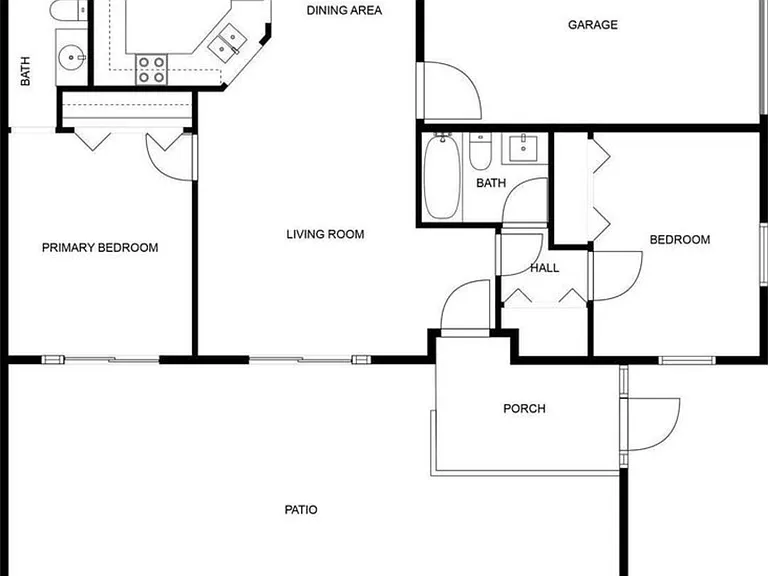 Layout of villa.