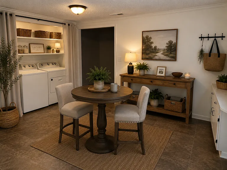 AI decorated Laundry / Built-ins