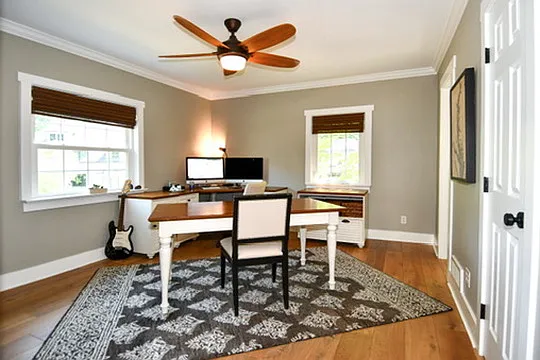 Office with full bed (not shown) and en suite bathroom
