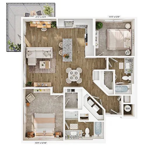 Floor plan B3