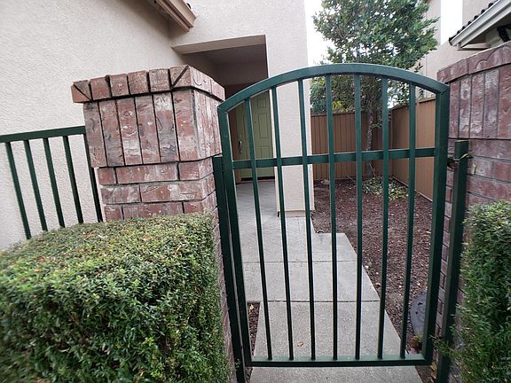 Gated Entrance with yard for garden or kids play