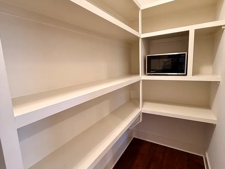Extra large pantry in the kitchen area