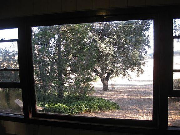 Picture window from Dining room. What a great setting to en