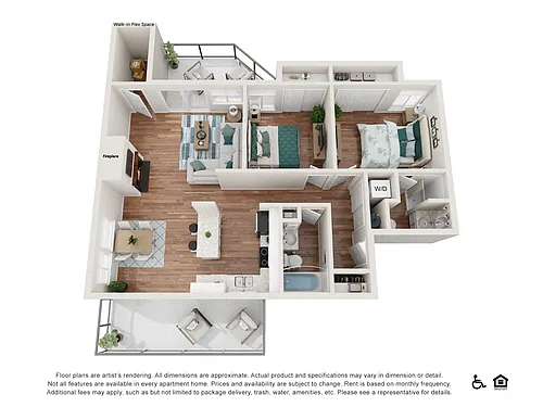 Floor plan 2X2