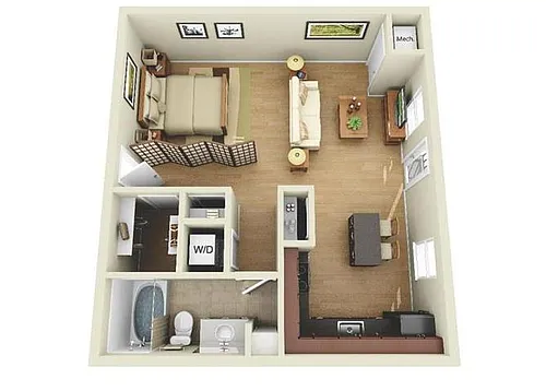 Floor plan Studio