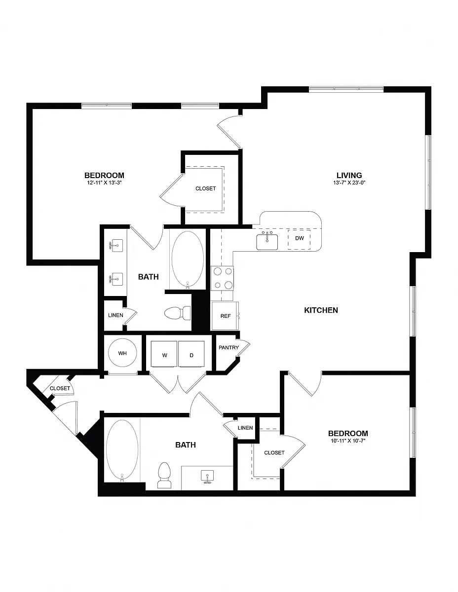 Floor plan B2R