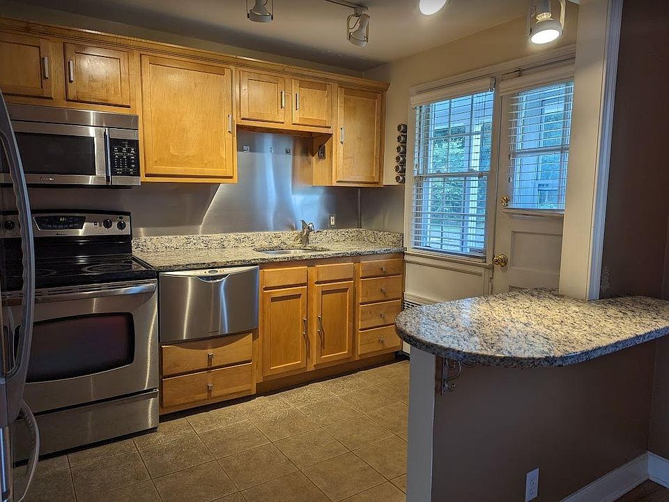 Updated kitchen with drawer dishwasher and garbage disposal.