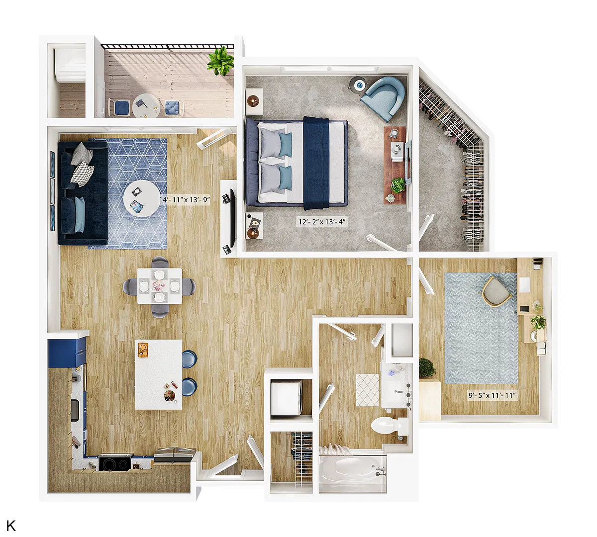 Floor plan The Briar (Den)