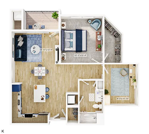 Floor plan The Briar (Den)