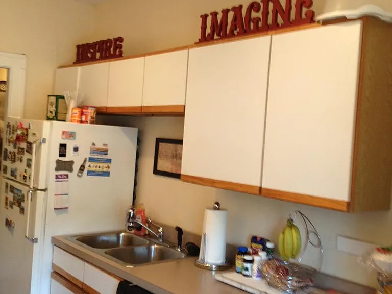 Double sink, dishwasher, and disposal