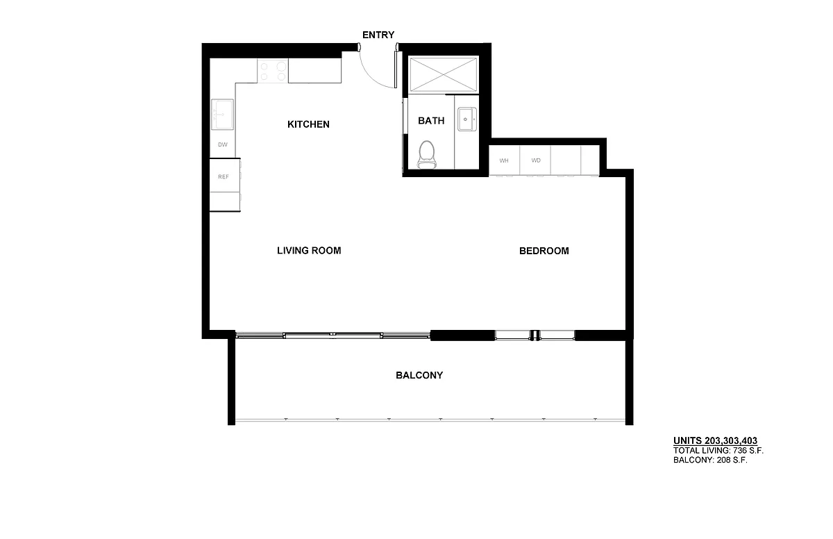 Floor plan Studio A