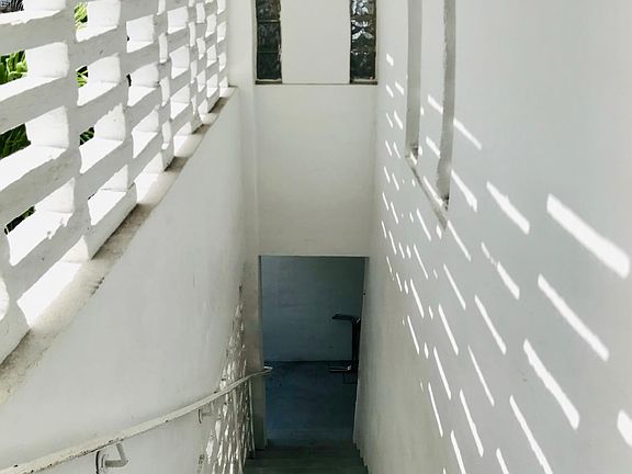 Stair to the upper floor (as seen from the top)