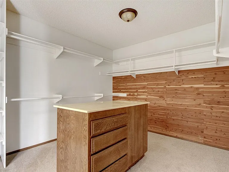 Master Bedroom Cedar wood lined huge walk-in closet