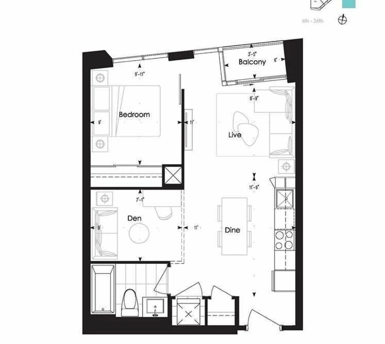2 bed, $2,350 — Photo 2