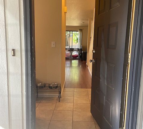 Front door from garage