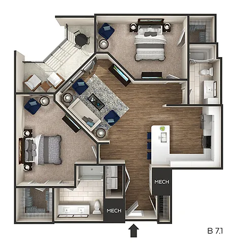 Floor plan Amherst