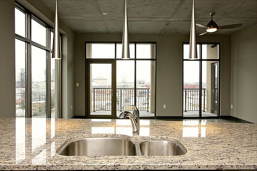 Kitchen Open to Living