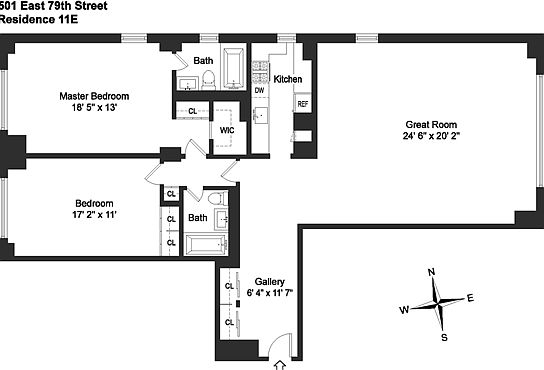 2nd image of 501 E 79th St APT 11E