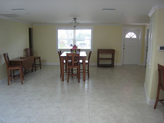 Open concept dining or living area